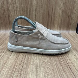 Hey Dude Wendy Sparkling Rose Gold Loafer Casual Women's Size 7 shoes